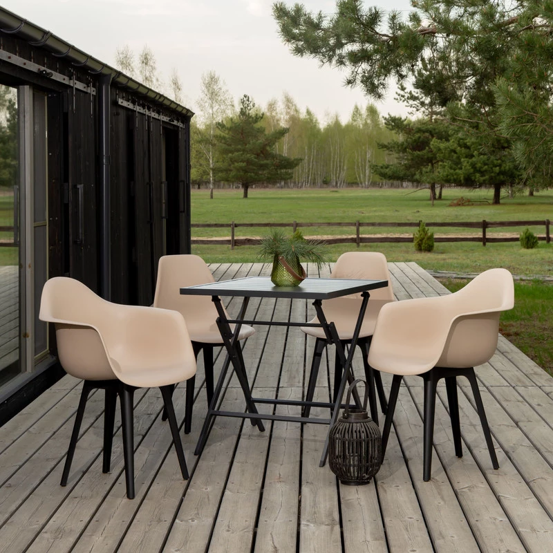 DERSTUHL Комплект стульев пластиковых 4 шт Plast Eames (изображение №2)