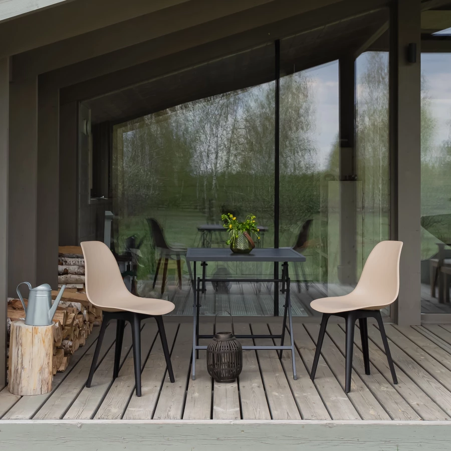 DERSTUHL Комплект стульев пластиковых 4 шт Plast Eames (изображение №4)