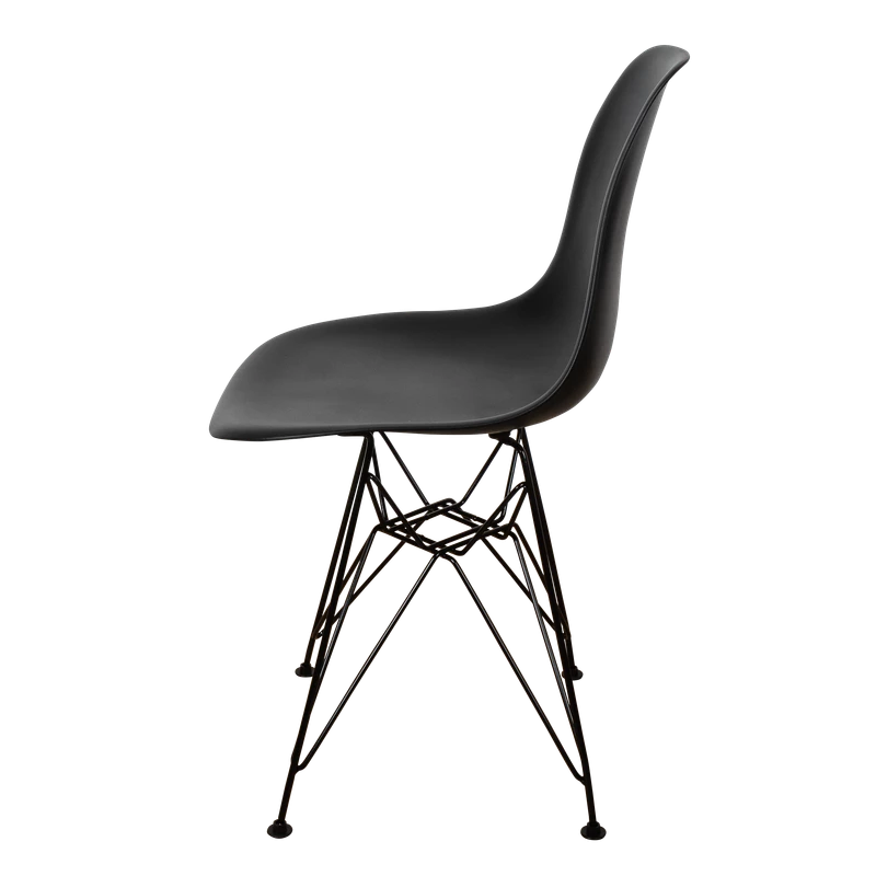 DERSTUHL Комплект стульев пластиковых 2 шт Black Eames (изображение №4)
