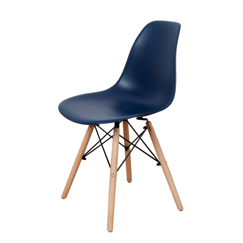 DERSTUHL Комплект стульев пластиковых 4 шт Wood Eames