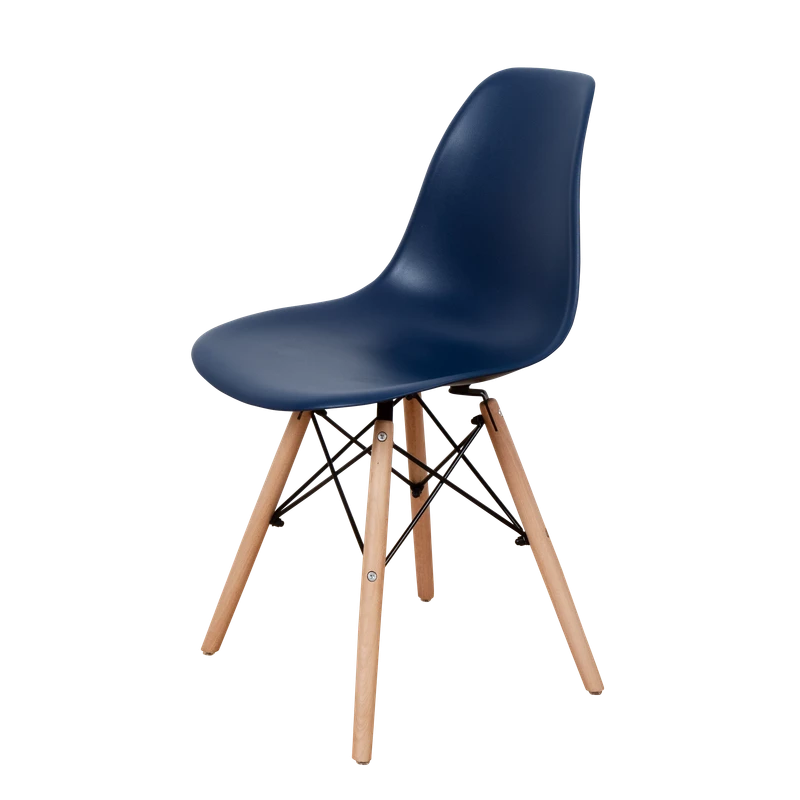 DERSTUHL Комплект стульев пластиковых 4 шт Wood Eames (изображение №1)