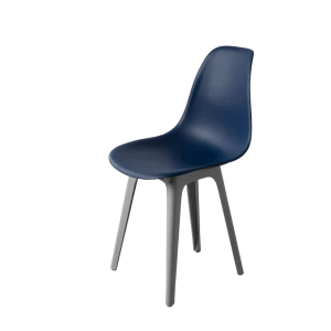 DERSTUHL Комплект стульев пластиковых 4 шт Plast Grey Eames