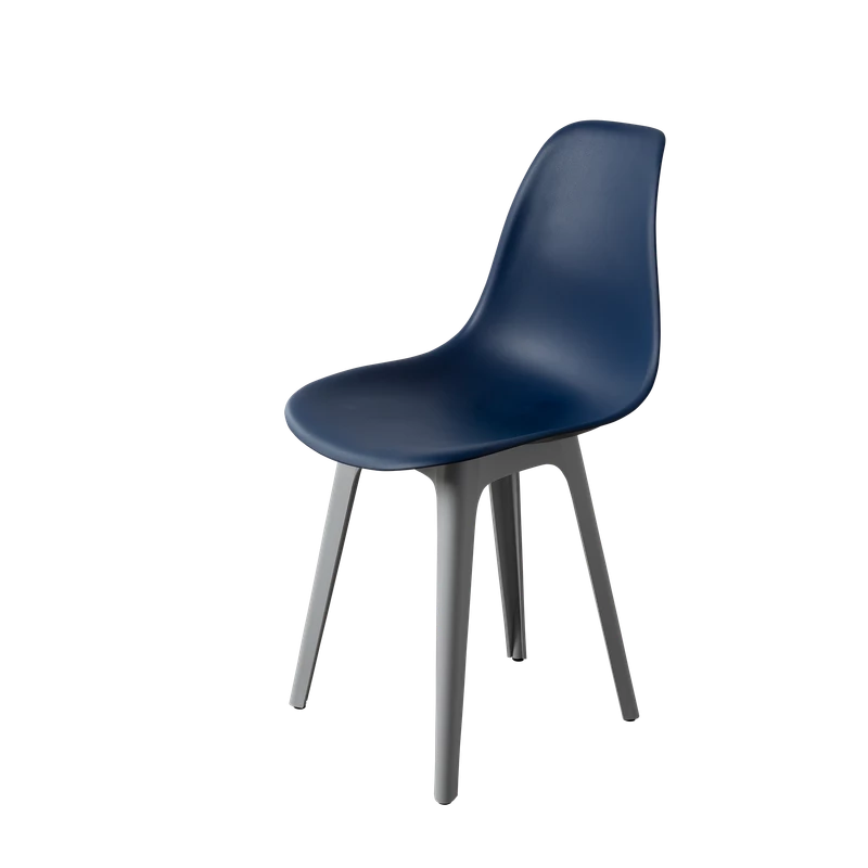 DERSTUHL Комплект стульев пластиковых 4 шт Plast Grey Eames (изображение №1)