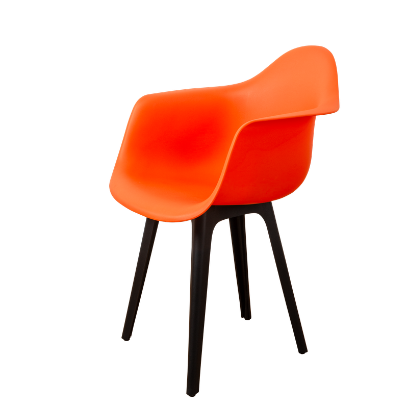 DERSTUHL Комплект стульев пластиковых 4 шт Plast Eames