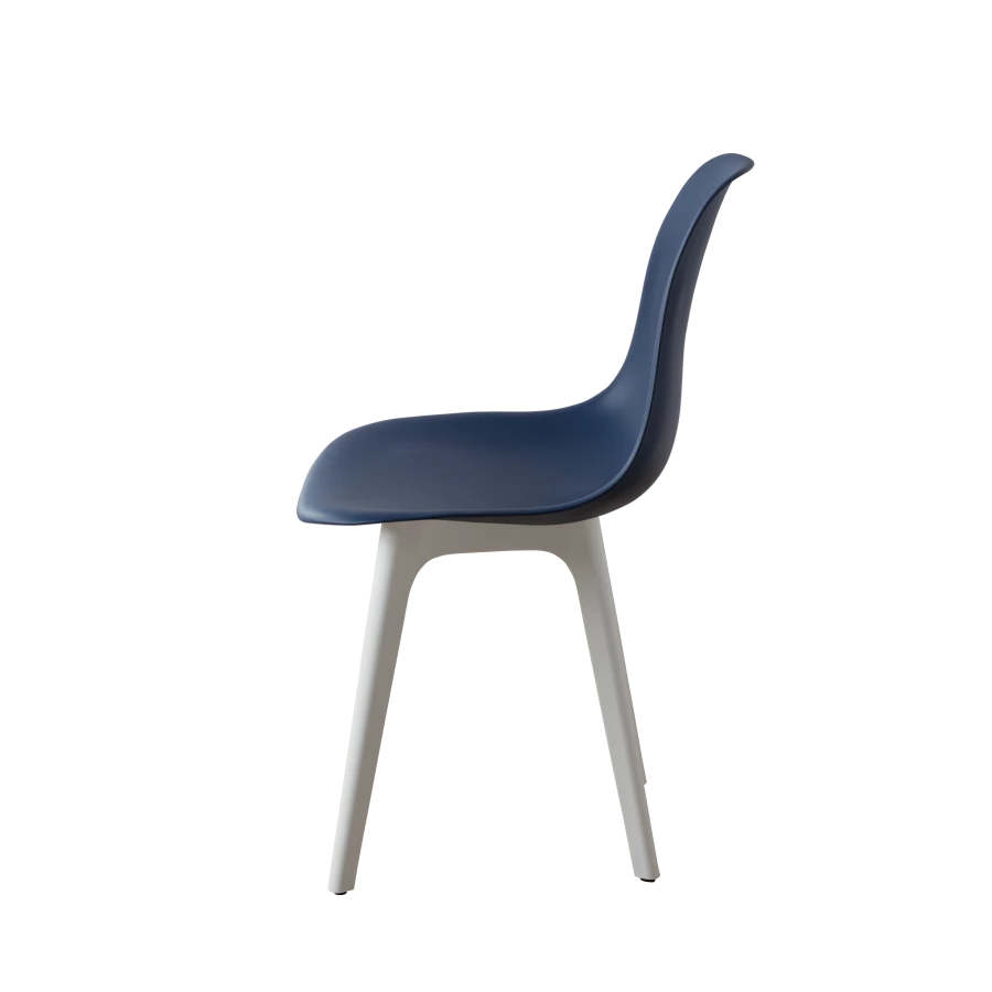 DERSTUHL Комплект стульев пластиковых 2 шт Plast White Eames (изображение №4)