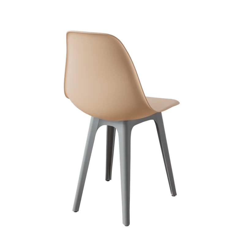 DERSTUHL Комплект стульев пластиковых 4 шт Plast Grey Eames (изображение №5)