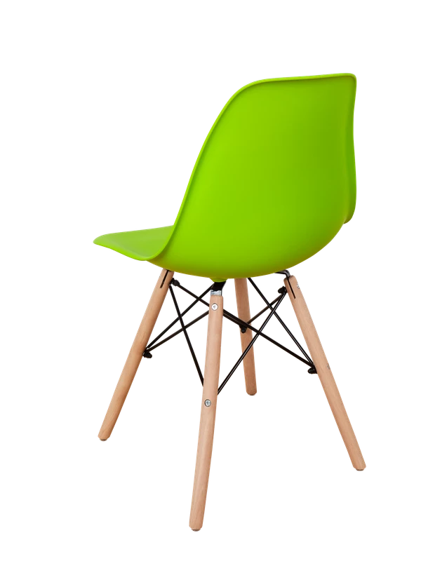 DERSTUHL Комплект стульев пластиковых 4 шт Wood Eames (изображение №5)