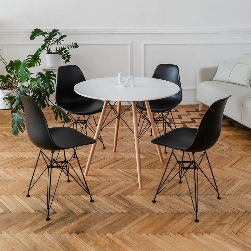 DERSTUHL Комплект стульев пластиковых 2 шт Black Eames (изображение №2)