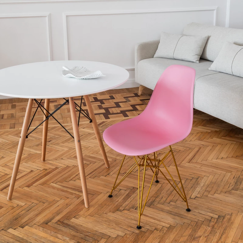 DERSTUHL Комплект стульев пластиковых 2 шт Gold Eames (изображение №6)