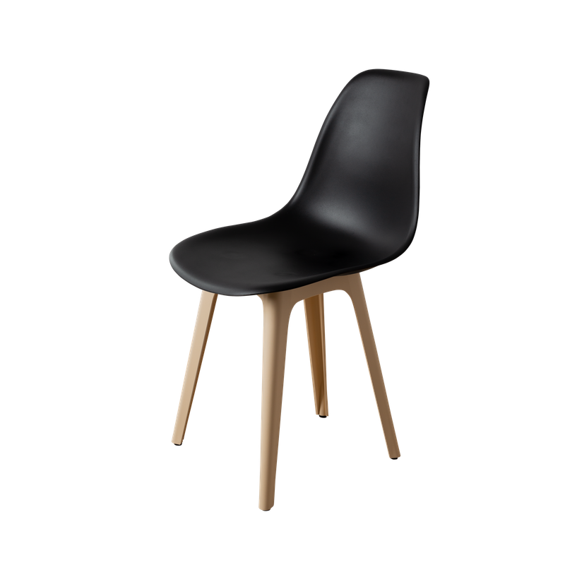 DERSTUHL Стул пластиковый Plast Beige Eames