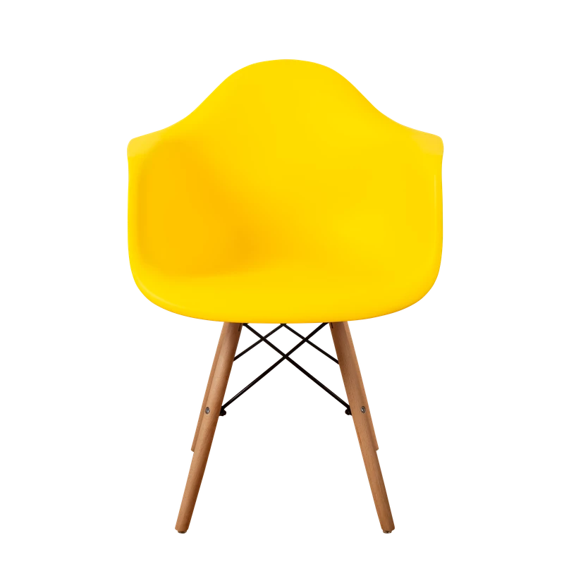 DERSTUHL Комплект стульев пластиковых 2 шт Wood Eames (изображение №3)