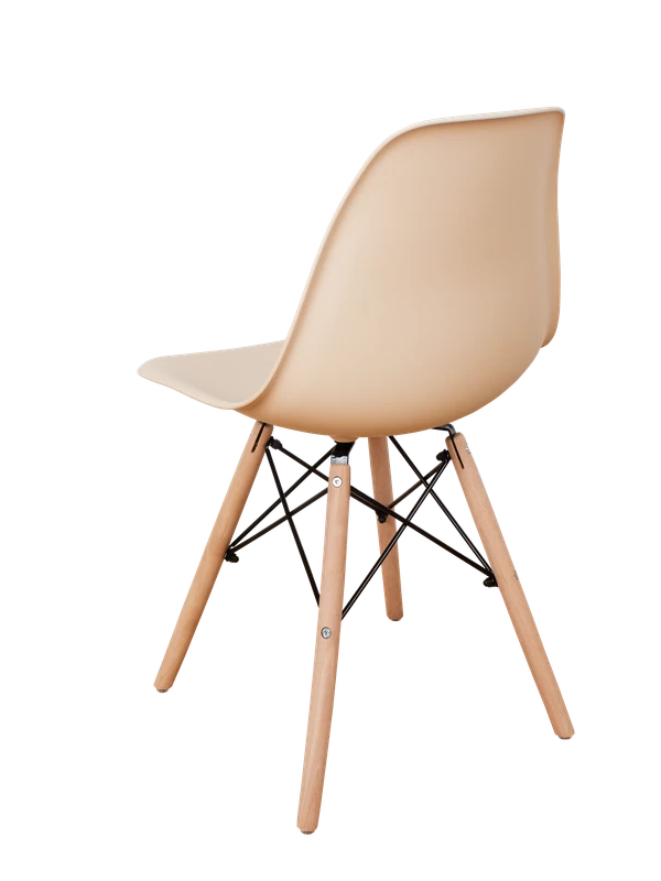 DERSTUHL Комплект стульев пластиковых 4 шт Wood Eames (изображение №5)