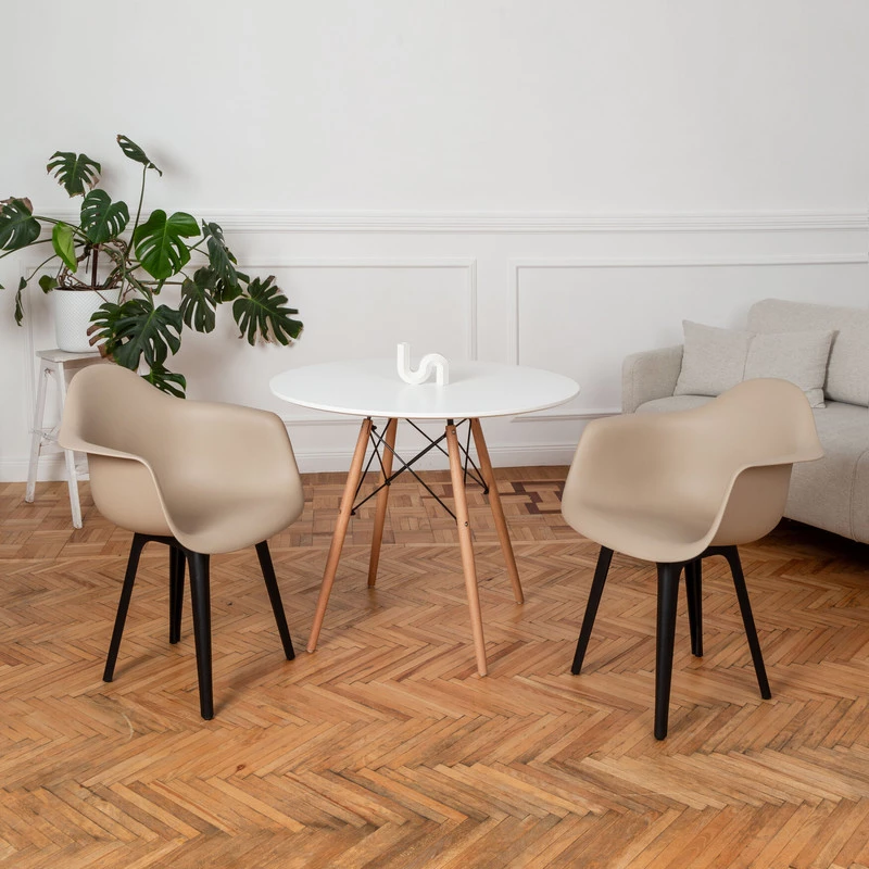 DERSTUHL Комплект стульев пластиковых 4 шт Plast Eames (изображение №7)