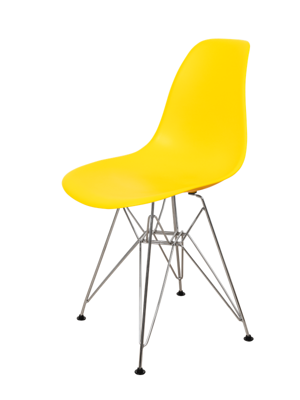 DERSTUHL Комплект стульев пластиковых 4 шт Chrom Eames