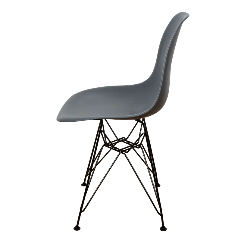 DERSTUHL Комплект стульев пластиковых 2 шт Black Eames (изображение №4)