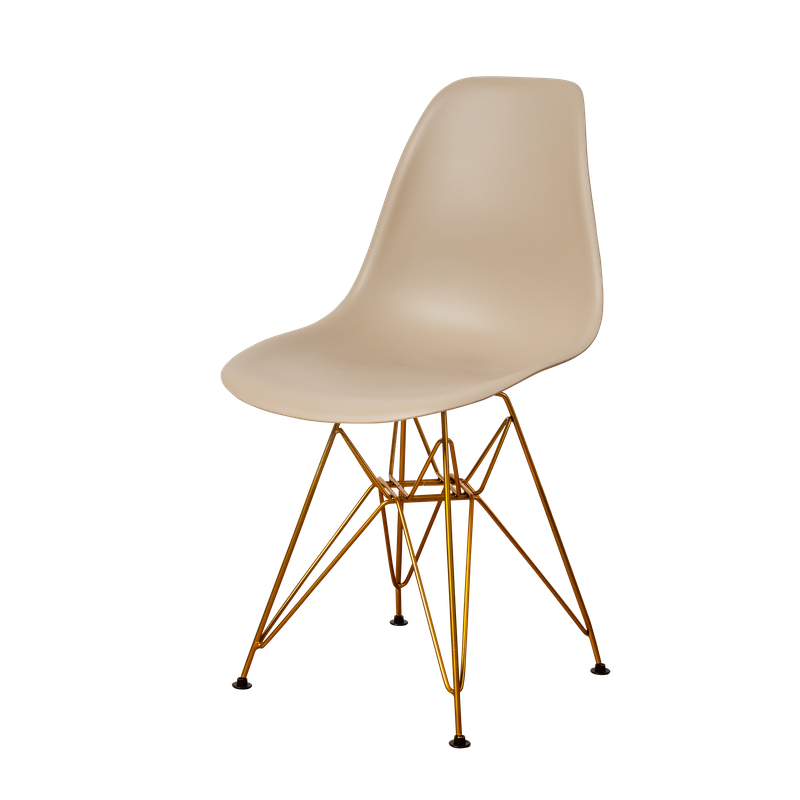 DERSTUHL Комплект стульев пластиковых 2 шт Gold Eames