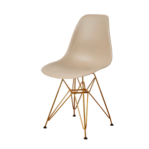 DERSTUHL Комплект стульев пластиковых 2 шт Gold Eames