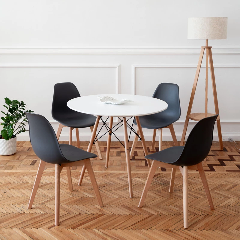 DERSTUHL Комплект стульев пластиковых 2 шт Grand Wood Eames (изображение №2)