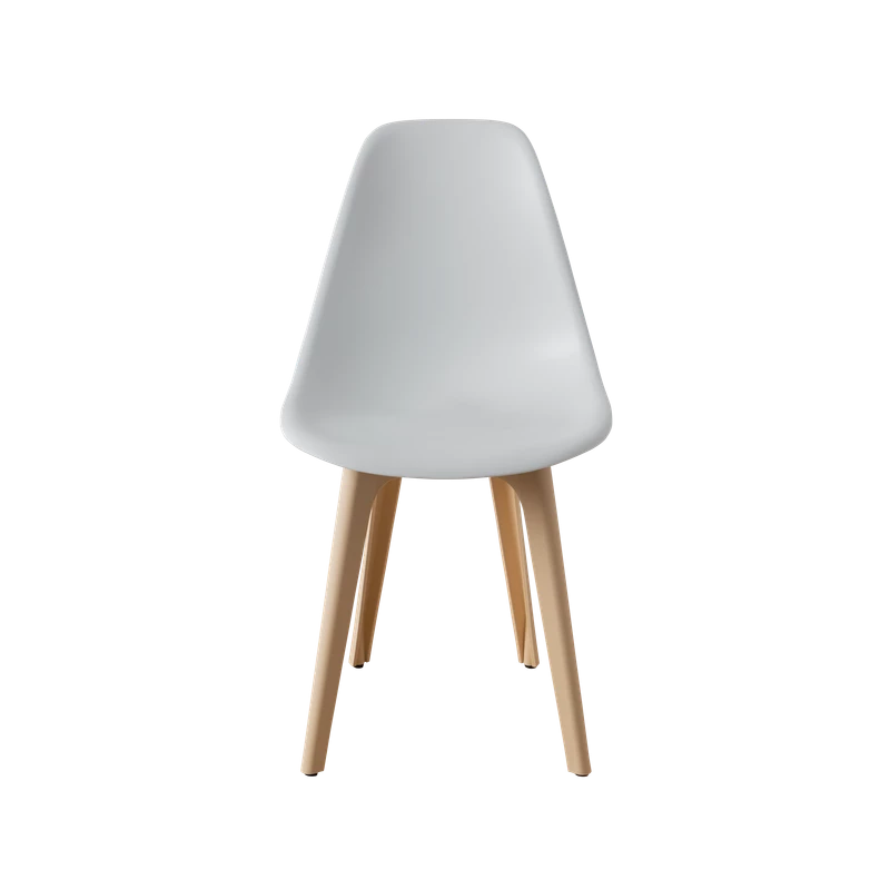 DERSTUHL Комплект стульев пластиковых 2 шт Plast Beige Eames (изображение №3)