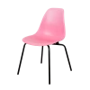 DERSTUHL Комплект стульев пластиковых 2 шт Elegant Black Eames