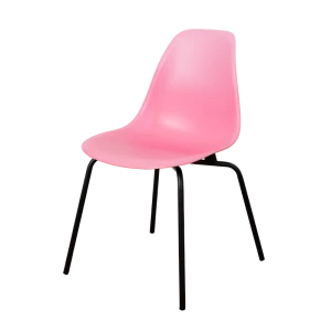 DERSTUHL Комплект стульев пластиковых 4 шт Elegant Black Eames