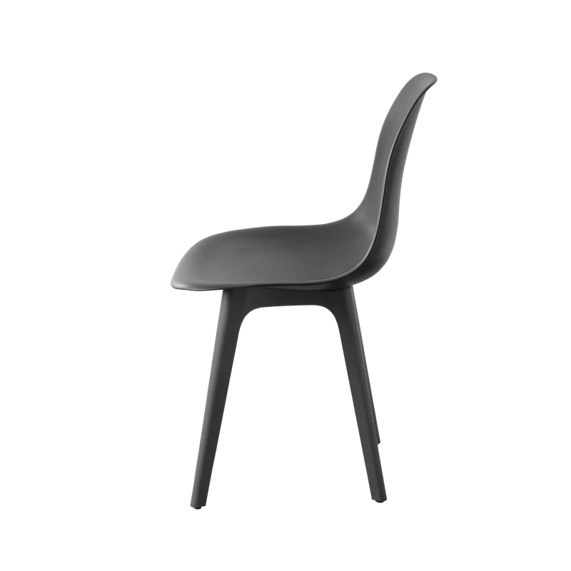 DERSTUHL Комплект стульев пластиковых 4 шт Plast Dark Grey Eames (изображение №4)