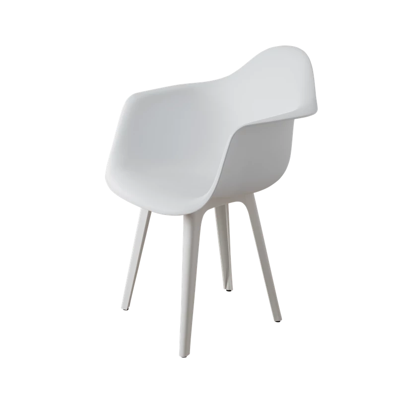 DERSTUHL Комплект стульев пластиковых 2 шт Plast White Eames (изображение №1)
