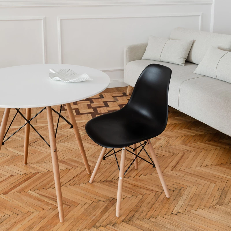 DERSTUHL Комплект стульев пластиковых 4 шт Wood Eames (изображение №6)