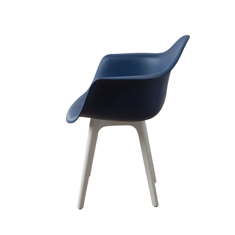 DERSTUHL Комплект стульев пластиковых 4 шт Plast White Eames (изображение №4)