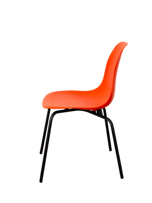 DERSTUHL Комплект стульев пластиковых 4 шт Elegant Black Eames (изображение №4)