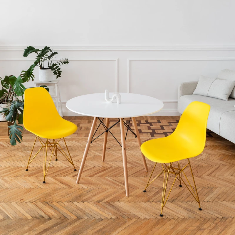 DERSTUHL Комплект стульев пластиковых 2 шт Gold Eames (изображение №2)