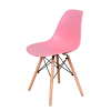 DERSTUHL Комплект стульев пластиковых 4 шт Wood Eames