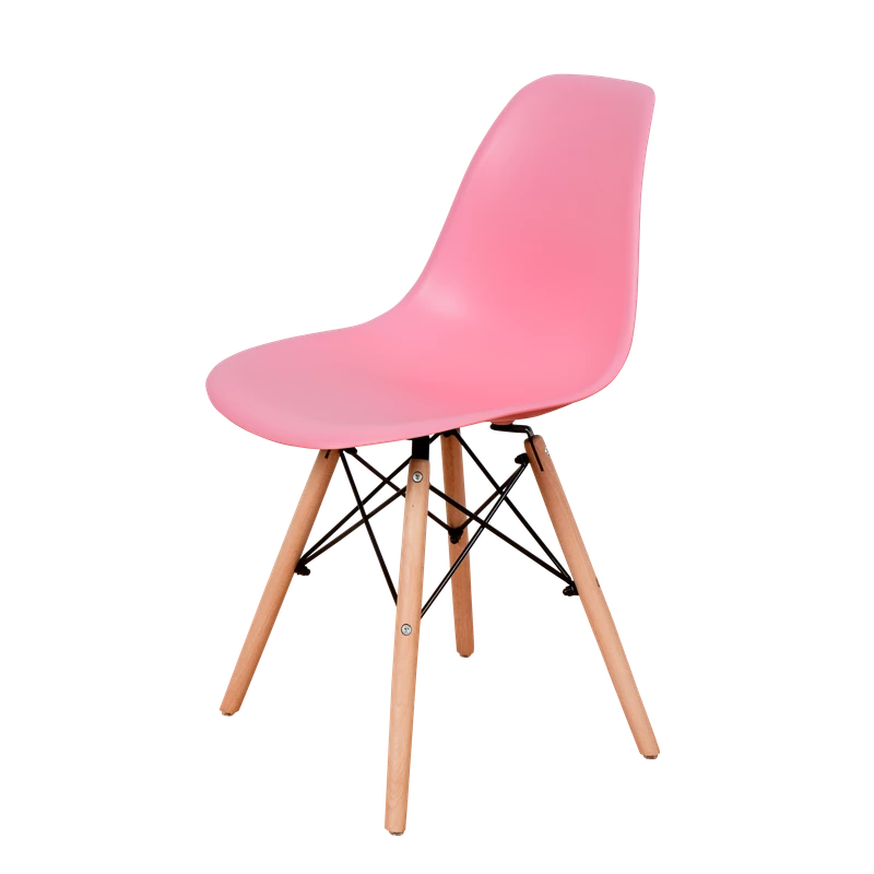 DERSTUHL Комплект стульев пластиковых 4 шт Wood Eames (изображение №1)