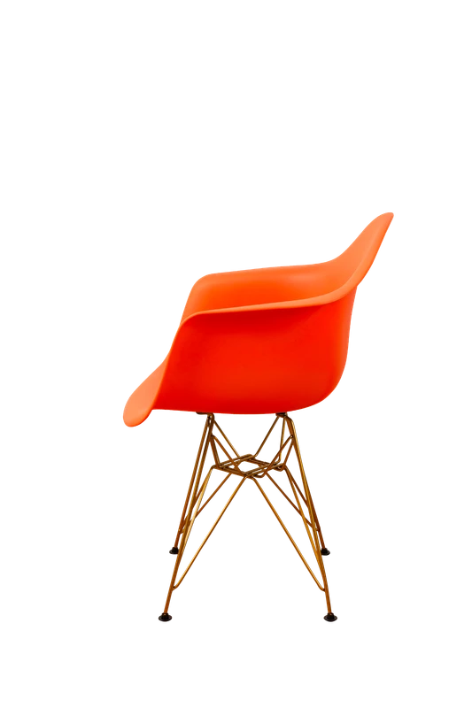 DERSTUHL Комплект стульев пластиковых 4 шт Gold Eames (изображение №4)