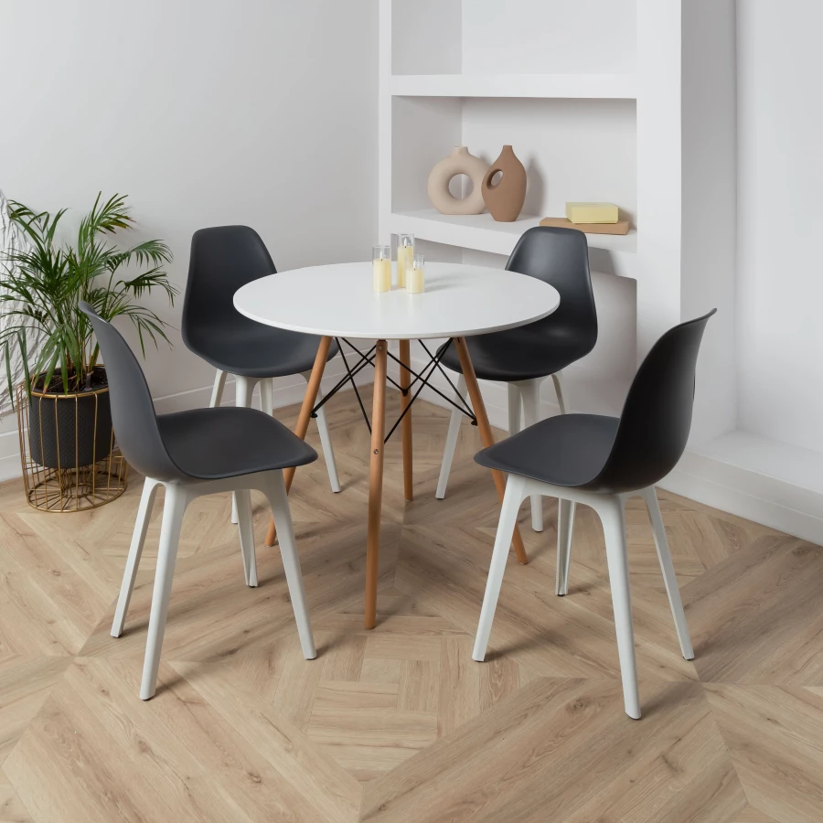 DERSTUHL Стул пластиковый Plast White Eames (изображение №2)