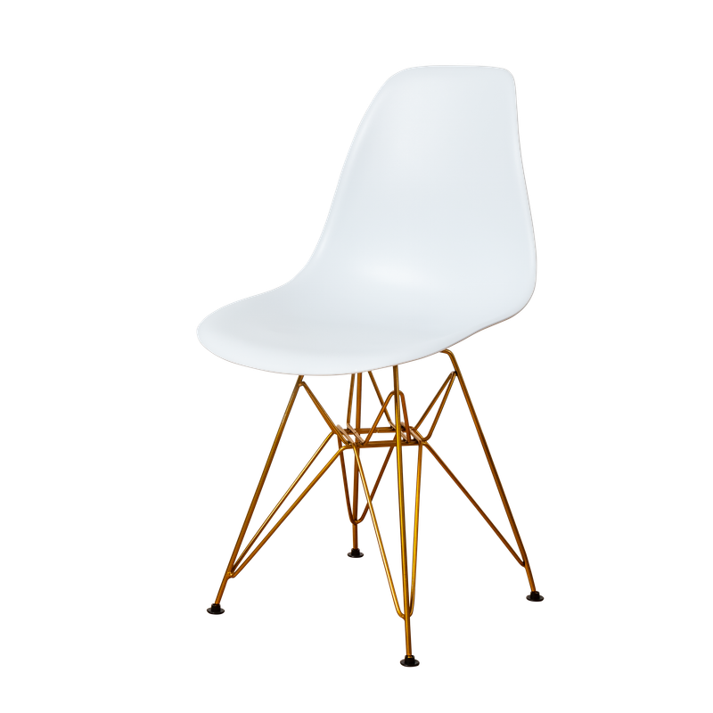 DERSTUHL Комплект стульев пластиковых 2 шт Gold Eames