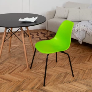 Второе фото. DERSTUHL Стул пластиковый Elegant Black Eames