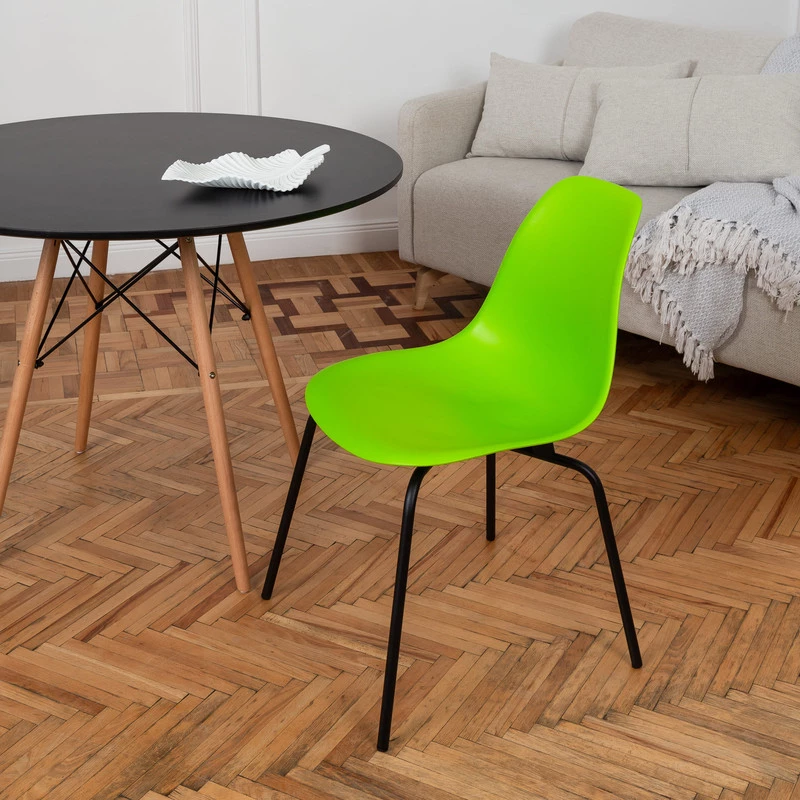 DERSTUHL Комплект стульев пластиковых 2 шт Elegant Black Eames (изображение №6)
