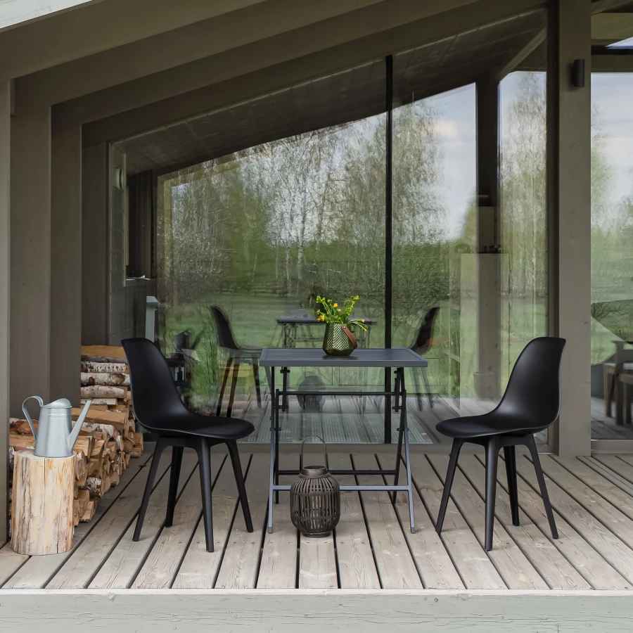 DERSTUHL Комплект стульев пластиковых 4 шт Plast Eames (изображение №4)