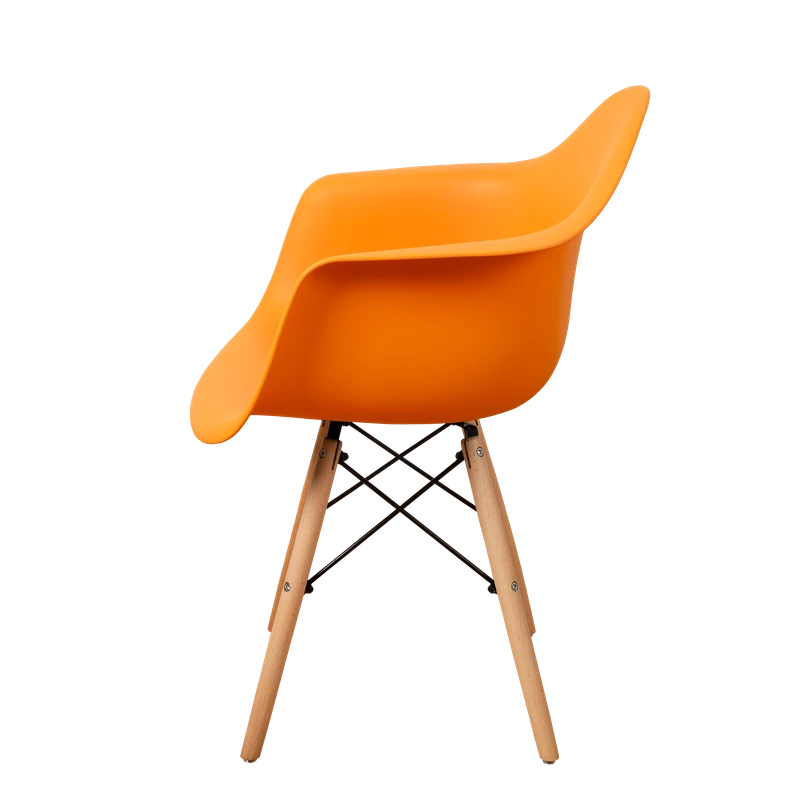 DERSTUHL Комплект стульев пластиковых 2 шт Wood Eames (изображение №4)