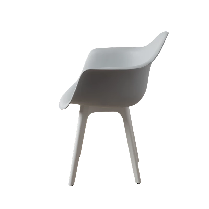 DERSTUHL Комплект стульев пластиковых 4 шт Plast White Eames (изображение №4)