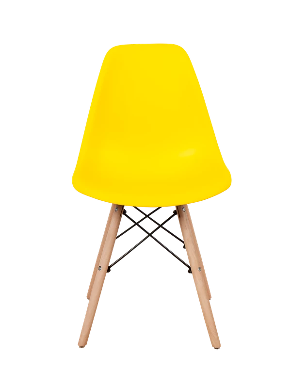 DERSTUHL Комплект стульев пластиковых 4 шт Wood Eames (изображение №3)