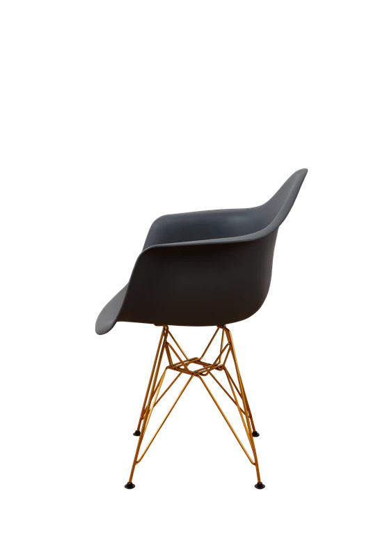 DERSTUHL Комплект стульев пластиковых 4 шт Gold Eames (изображение №4)