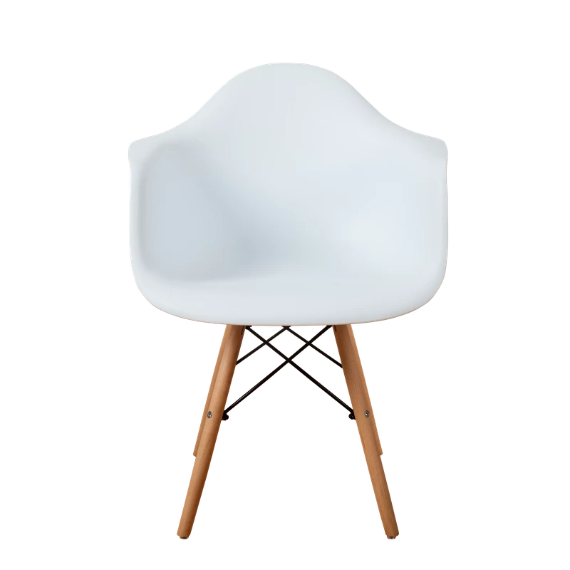 DERSTUHL Комплект стульев пластиковых 2 шт Wood Eames (изображение №3)