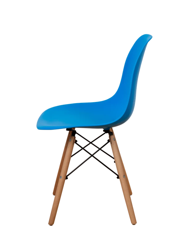 DERSTUHL Комплект стульев пластиковых 4 шт Wood Eames (изображение №4)