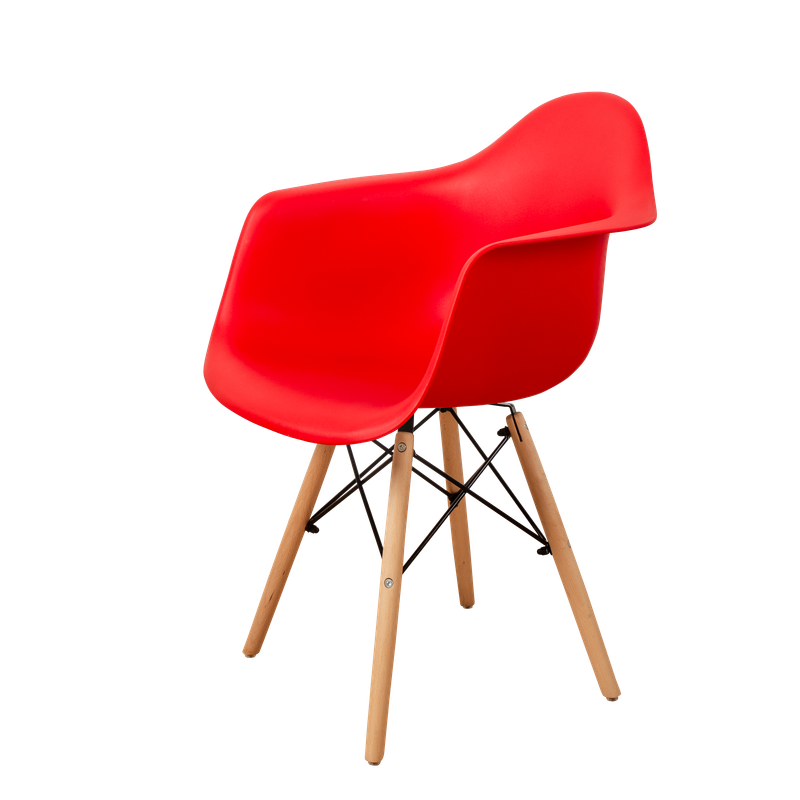 DERSTUHL Комплект стульев пластиковых 2 шт Wood Eames