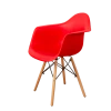 DERSTUHL Комплект стульев пластиковых 2 шт Wood Eames