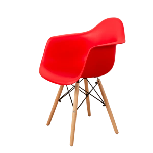 DERSTUHL Стул-кресло из пластика Wood Eames
