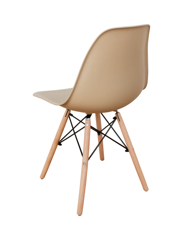 DERSTUHL Комплект стульев пластиковых 4 шт Wood Eames (изображение №5)