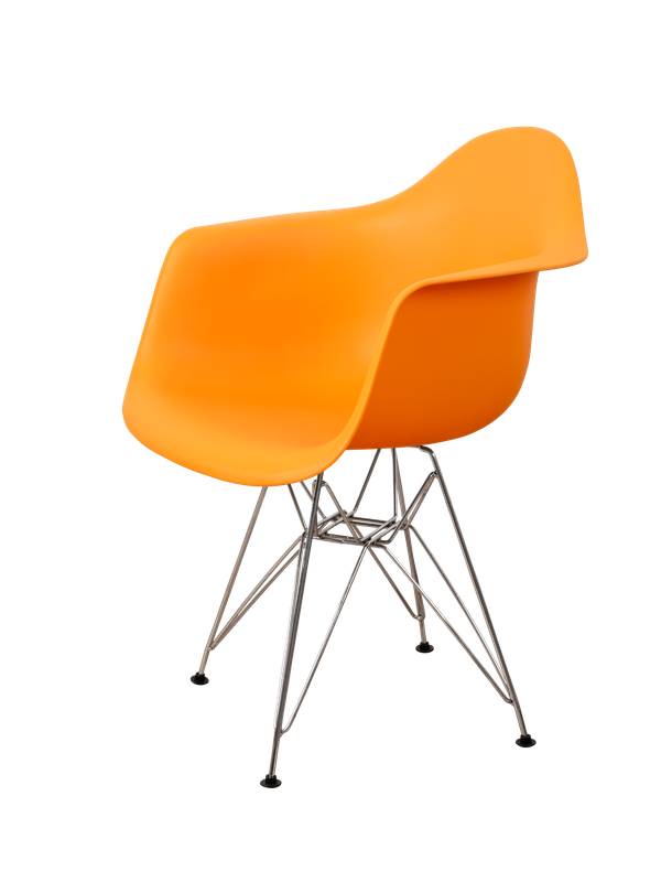 DERSTUHL Комплект стульев пластиковых 4 шт Chrom Eames